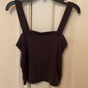 Charcoal gray American Eagle tank top